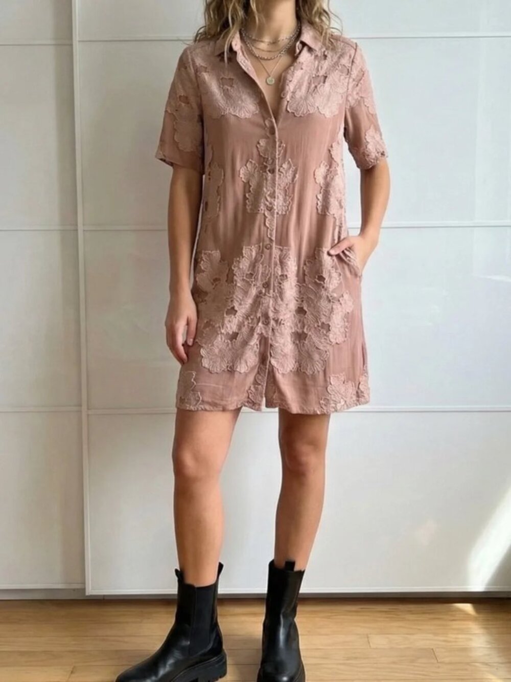 Wilfred Rose Floral Shift Dress